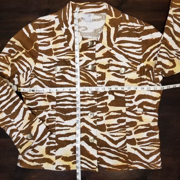 Just B Linen Cotton Denim Jacket, XL - Picture 5 of 8